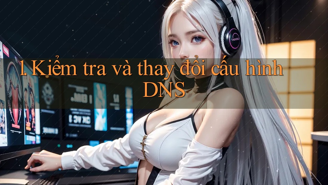 1. Kiểm tra và thay đổi cấu hình DNS 1. Kiểm tra và thay đổi cấu hình DNS