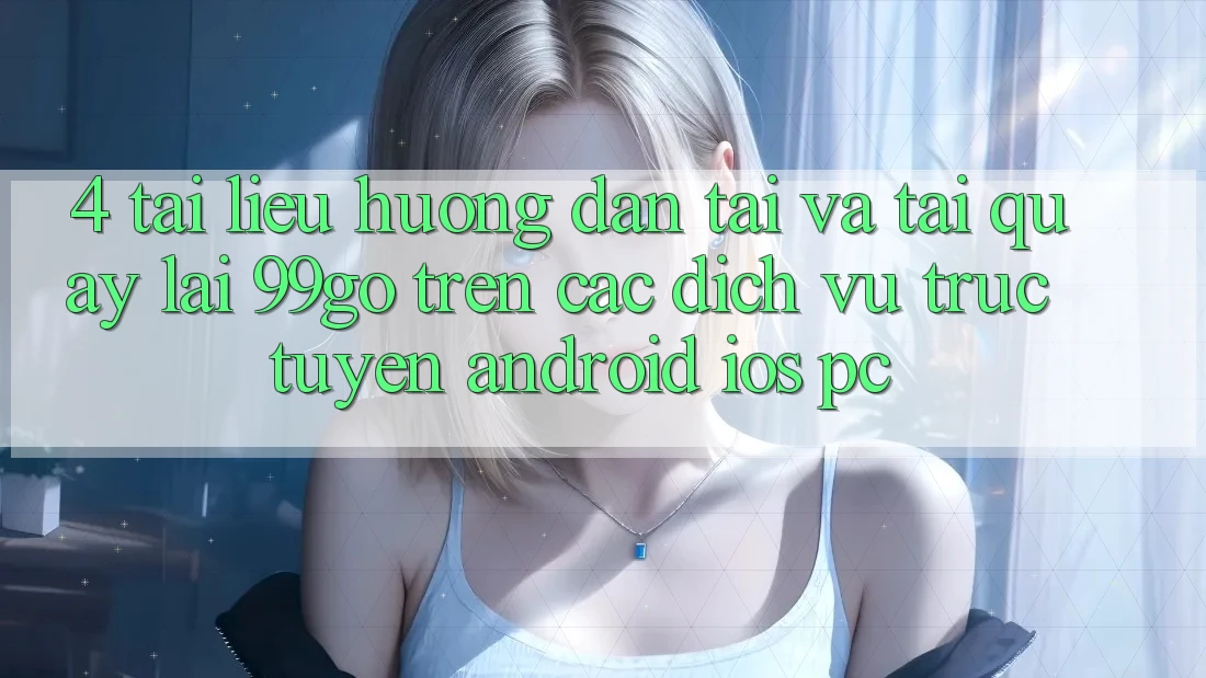 4. Tài liệu hướng dẫn Tải Và Tải quay lại 99go Trên Các Dịch vụ trực tuyến (Android/iOS/PC) 4. Tài liệu hướng dẫn Tải Và Tải quay lại 99go Trên Các Dịch vụ trực tuyến (Android/iOS/PC)