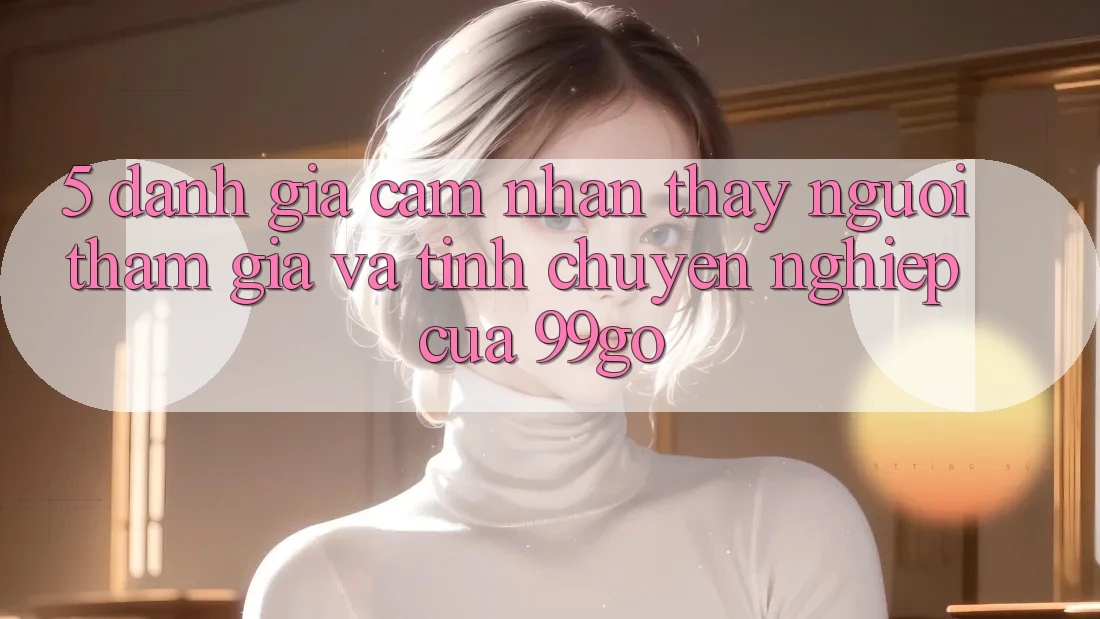 5. Đánh Giá Cảm nhận thấy Người tham gia Và Tính Chuyên nghiệp Của 99go 5. Đánh Giá Cảm nhận thấy Người tham gia Và Tính Chuyên nghiệp Của 99go