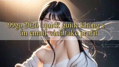 99go 2026 quick guide không cần email cách take profit