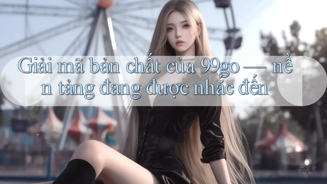 Giải mã bản chất của 99go — nền tảng đang được nhắc đến