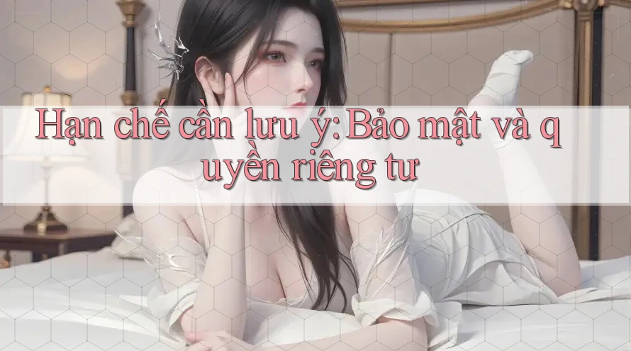 Hạn chế cần lưu ý — bảo mật và quyền riêng tư Hạn chế cần lưu ý — bảo mật và quyền riêng tư