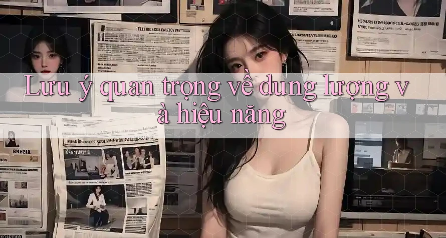 Lưu ý quan trọng về dung lượng và hiệu năng Lưu ý quan trọng về dung lượng và hiệu năng
