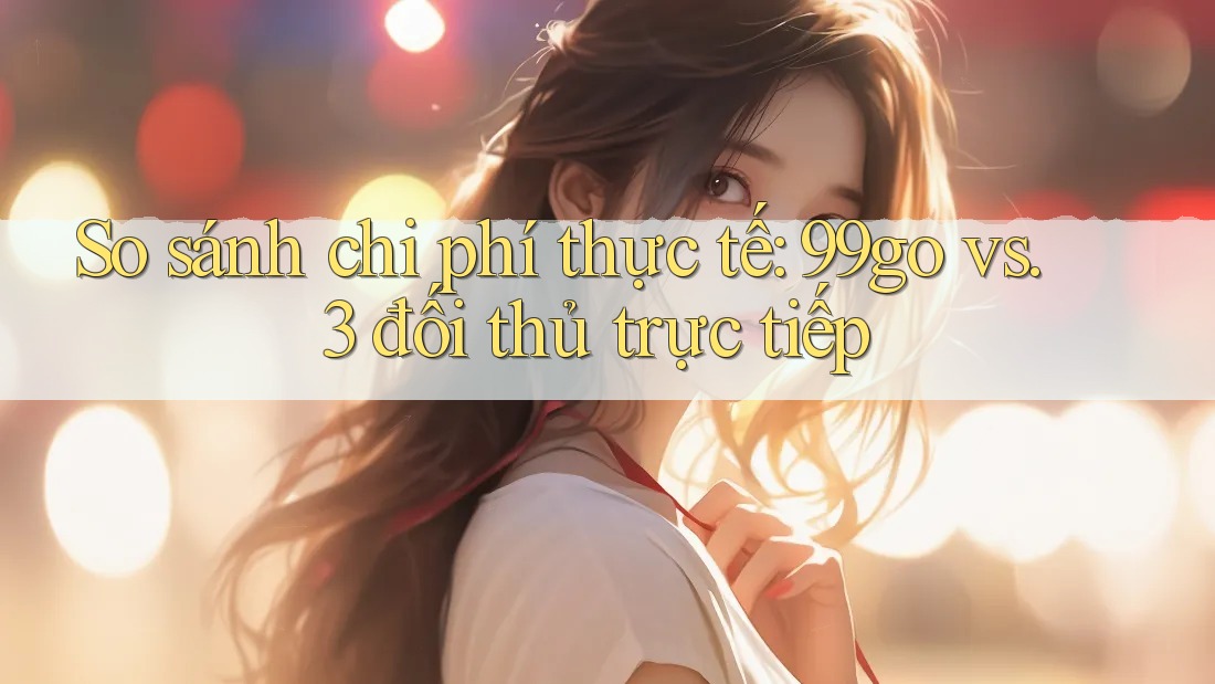 So sánh chi phí thực tế: 99go vs. 3 đối thủ trực tiếp So sánh chi phí thực tế: 99go vs. 3 đối thủ trực tiếp