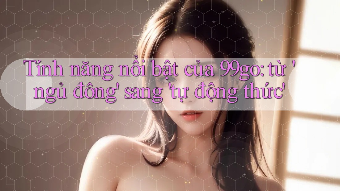 Tính năng nổi bật của 99go: từ 'ngủ đông' sang 'tự động thức' Tính năng nổi bật của 99go: từ 'ngủ đông' sang 'tự động thức'