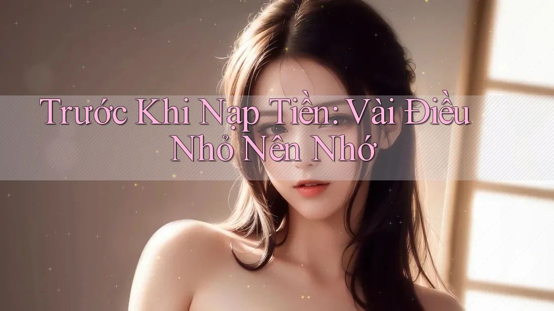 Trước Khi Nạp Tiền: Vài Điều Nhỏ Nên Nhớ Trước Khi Nạp Tiền: Vài Điều Nhỏ Nên Nhớ